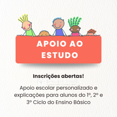 Apoio escolar personalizado e explicações para alunos do 1º, 2º e 3º Ciclo do Ensino Básico